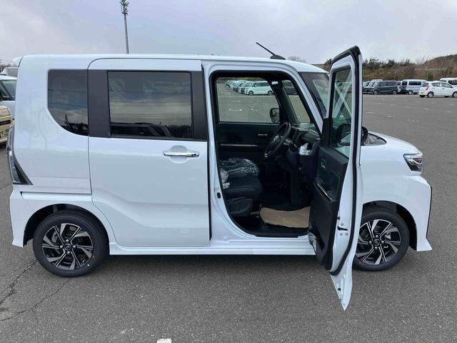 タントカスタムＸリミテッド　届出済未使用車　クルーズコントロール２ＷＤ　ＣＶＴ　６６０ｃｃ　両側電動スライドドア　ＥＴＣ車載器　衝突被害軽減ブレーキ　横滑り防止装置　ＡＢＳ　サイドエアバッグ　アイドリングストップ　プッシュボタンスタート　届出済未使用車（福島県）の中古車