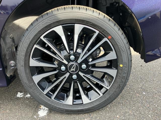 タントカスタムＲＳリミテッド　ターボ　クルコン付き　届出済未使用車２ＷＤ　ＣＶＴ　ターボ　６６０ｃｃ　両側電動スライドドア　ＥＴＣ車載器　衝突被害軽減ブレーキ　横滑り防止装置　ＡＢＳ　サイドエアバッグ　アイドリングストップ　プッシュボタンスタート　届出済未使用車（福島県）の中古車