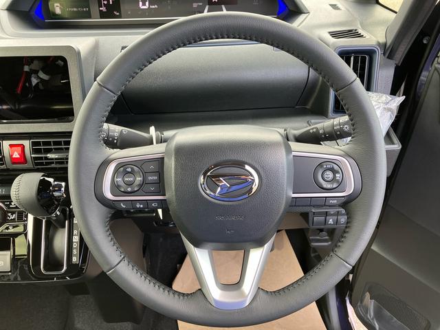 タントカスタムＲＳリミテッド　ターボ　クルコン付き　届出済未使用車２ＷＤ　ＣＶＴ　ターボ　６６０ｃｃ　両側電動スライドドア　ＥＴＣ車載器　衝突被害軽減ブレーキ　横滑り防止装置　ＡＢＳ　サイドエアバッグ　アイドリングストップ　プッシュボタンスタート　届出済未使用車（福島県）の中古車