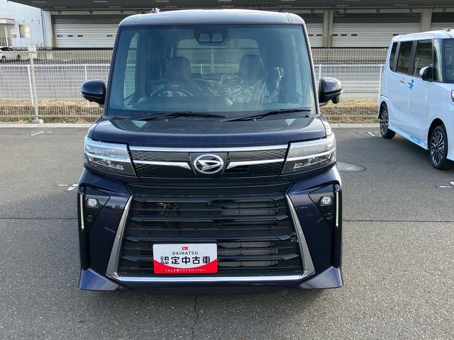 タントカスタムＲＳリミテッド　ターボ　クルコン付き　届出済未使用車２ＷＤ　ＣＶＴ　ターボ　６６０ｃｃ　両側電動スライドドア　ＥＴＣ車載器　衝突被害軽減ブレーキ　横滑り防止装置　ＡＢＳ　サイドエアバッグ　アイドリングストップ　プッシュボタンスタート　届出済未使用車（福島県）の中古車