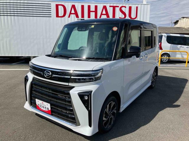 タントカスタムＸ　車検整備付２ＷＤ　ＣＶＴ　６６０ｃｃ　ナビ　ドライブレコーダー　両側電動スライドドア　衝突被害軽減ブレーキ　横滑り防止装置　ＡＢＳ　アイドリングストップ　プッシュボタンスタート　車検整備付　ワンオーナー車（福島県）の中古車