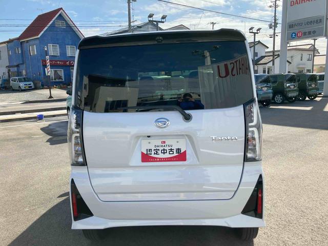 タントカスタムＸ　車検整備付２ＷＤ　ＣＶＴ　６６０ｃｃ　ナビ　ドライブレコーダー　両側電動スライドドア　衝突被害軽減ブレーキ　横滑り防止装置　ＡＢＳ　アイドリングストップ　プッシュボタンスタート　車検整備付　ワンオーナー車（福島県）の中古車