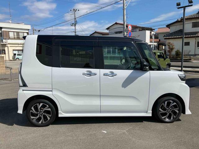 タントカスタムＸ　車検整備付２ＷＤ　ＣＶＴ　６６０ｃｃ　ナビ　ドライブレコーダー　両側電動スライドドア　衝突被害軽減ブレーキ　横滑り防止装置　ＡＢＳ　アイドリングストップ　プッシュボタンスタート　車検整備付　ワンオーナー車（福島県）の中古車