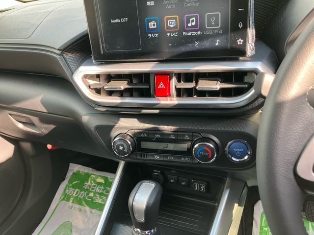 ロッキープレミアムG HEV2WD CVT 1200cc ハイブリッド ディスプレイオーディオ クルーズコントロール 衝突被害軽減ブレーキ 横滑り防止装置 ABS アイドリングストップ プッシュボタンスタート シートヒーター(福島県)の中古車