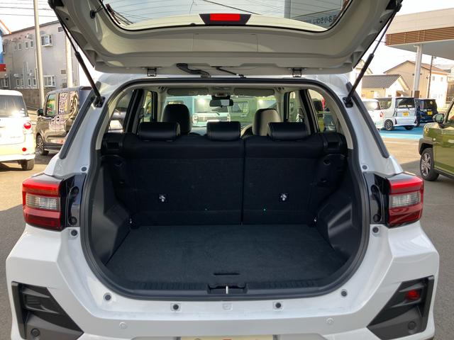 ロッキープレミアムG HEV2WD CVT 1200cc ハイブリッド ディスプレイオーディオ クルーズコントロール 衝突被害軽減ブレーキ 横滑り防止装置 ABS アイドリングストップ プッシュボタンスタート シートヒーター(福島県)の中古車