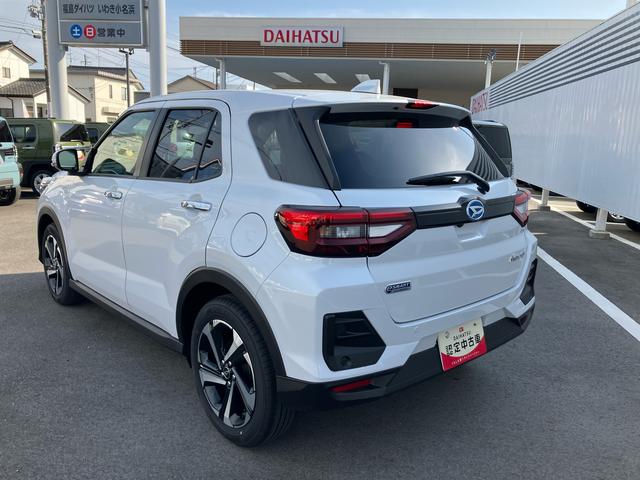 ロッキープレミアムG HEV2WD CVT 1200cc ハイブリッド ディスプレイオーディオ クルーズコントロール 衝突被害軽減ブレーキ 横滑り防止装置 ABS アイドリングストップ プッシュボタンスタート シートヒーター(福島県)の中古車