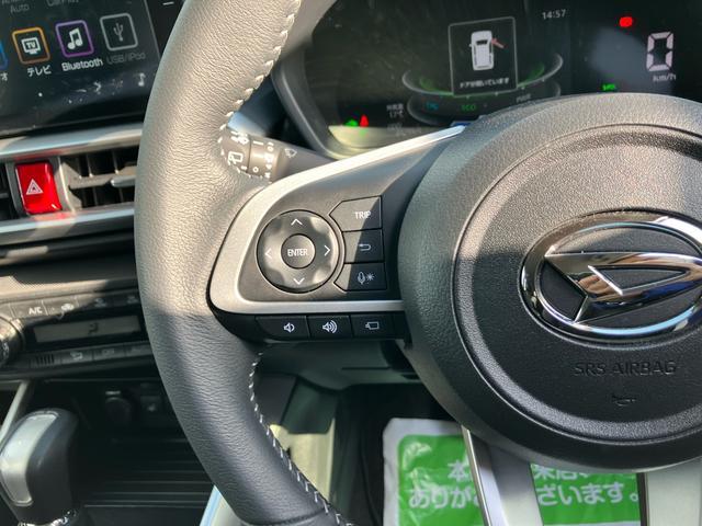 ロッキープレミアムG HEV2WD CVT 1200cc ハイブリッド ディスプレイオーディオ クルーズコントロール 衝突被害軽減ブレーキ 横滑り防止装置 ABS アイドリングストップ プッシュボタンスタート シートヒーター(福島県)の中古車