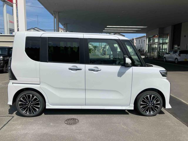 タントカスタムＲＳリミテッド２ＷＤ　ＣＶＴ　６６０ｃｃ　衝突被害軽減ブレーキ　横滑り防止装置　ＡＢＳ　サイドエアバッグ　アイドリングストップ　プッシュボタンスタート　両側スライドドア　ディスプレイオーディオ　バックモニター（福島県）の中古車