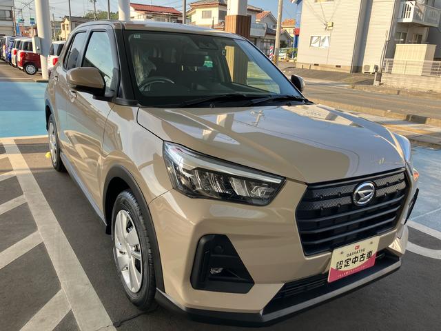 ロッキーＬ２ＷＤ　ＣＶＴ　１２００ｃｃ　社外ナビ　ＥＴＣ車載器　衝突被害軽減ブレーキ　横滑り防止装置　ＡＢＳ　アイドリングストップ　プッシュボタンスタート　スマートキー　フルホイールキャップ（福島県）の中古車