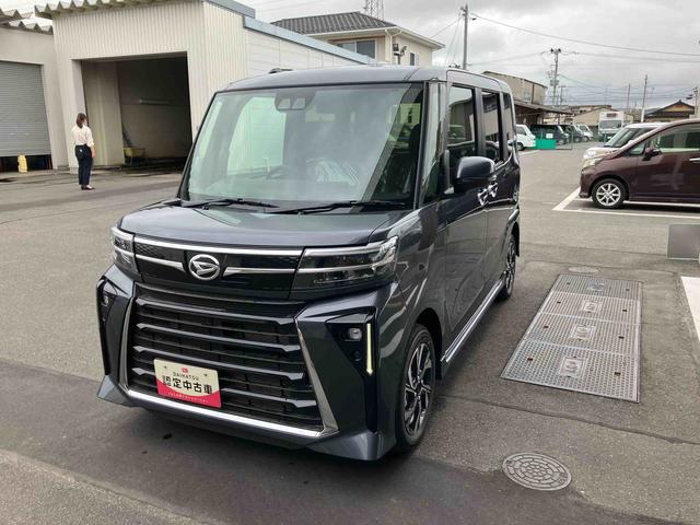 タントカスタムＸリミテッド２ＷＤ　６６０ｃｃ　ＣＶＴ　ディスプレイオーディオ　バックモニター　ＥＴＣ車載器　電動パーキングブレーキ　プッシュボタンスタート　両側電動スライドドア　アイドリングストップ　クルーズコントロール（福島県）の中古車
