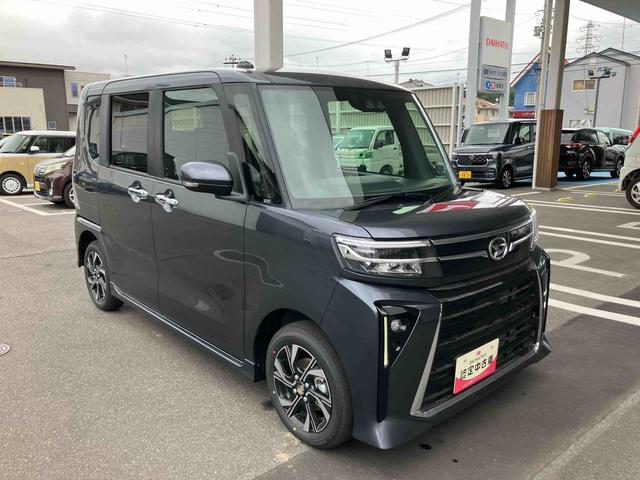 タントカスタムＸリミテッド２ＷＤ　６６０ｃｃ　ＣＶＴ　ディスプレイオーディオ　バックモニター　ＥＴＣ車載器　電動パーキングブレーキ　プッシュボタンスタート　両側電動スライドドア　アイドリングストップ　クルーズコントロール（福島県）の中古車