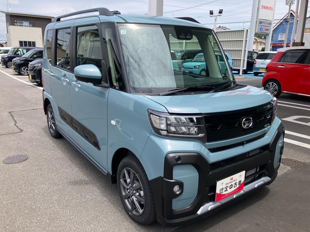 タントファンクロス２ＷＤ　ＣＶＴ　６６０ｃｃ　７インチナビ　パノラマモニター　両側電動スライドドア　衝突被害軽減ブレーキ　横滑り防止機能　前席シートヒーター　プッシュボタンスタート　ＬＥＤヘッドライト（福島県）の中古車