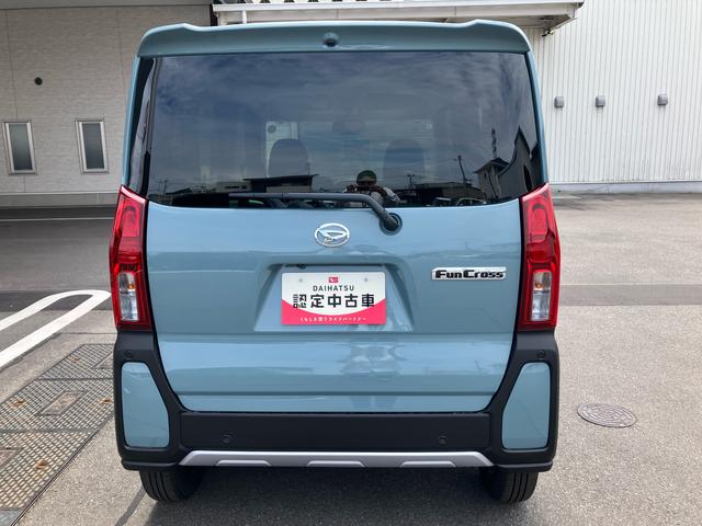 タントファンクロス２ＷＤ　ＣＶＴ　６６０ｃｃ　７インチナビ　パノラマモニター　両側電動スライドドア　衝突被害軽減ブレーキ　横滑り防止機能　前席シートヒーター　プッシュボタンスタート　ＬＥＤヘッドライト（福島県）の中古車
