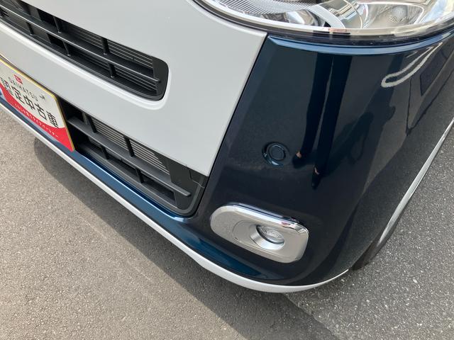 ムーヴキャンバスストライプスG2WD CVT 660cc ディスプレイオーディオ バックモニター 衝突被害軽減ブレーキ 横滑り防止機能 両側電動スライドドア 電動パーキングブレーキ プッシュボタンスタート(福島県)の中古車