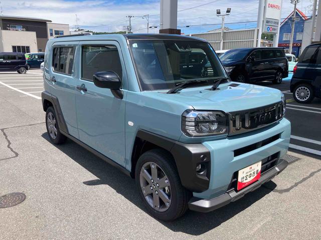 タフトGターボ ダーククロムベンチャー2WD CVT 660cc ディスプレイオーディオ バックカメラ 前席シートヒーター クルーズコントロール 衝突被害軽減ブレーキ 横滑り防止機能 アイドリングストップ プッシュボタンスタート(福島県)の中古車
