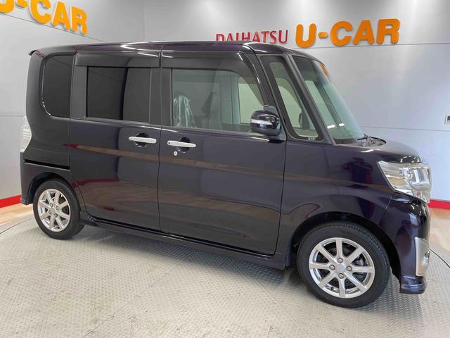 タントカスタムＸ　トップエディションＳＡ軽減ブレーキ　ナビ　キーフリーシステム　盗難防止　電格ミラー　ベンチシ−ト　ＬＥＤライト　アルミ　スマ−トキ−　助手席エアバッグ　禁煙車　ＡＢＳ　ワンオ−ナ−（宮城県）の中古車