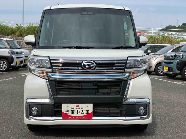 タントカスタムＲＳ　トップエディションＶＳ　ＳＡIII２ＷＤ　スマートアシスト　　パノラマモニター　運転席シートヒーター　プッシュボタンスタート　衝突警報機能　　アイドリングストップ　両側パワースライドドア　オートハイビーム　ドライブレコーダー　ナビ付き（福島県）の中古車