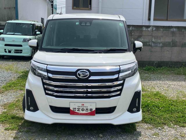 トールカスタムＧ　ターボターボ　２ＷＤ　ＣＶＴ　スマートアシスト　クルーズコントロール　オートホールド機能　電動パーキングブレーキ　運転席・助手席ＳＲＳエアバッグ　電動ドアミラー　プッシュボタンスタート　衝突警報機能（福島県）の中古車