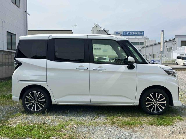 トールカスタムＧ　ターボターボ　２ＷＤ　ＣＶＴ　スマートアシスト　クルーズコントロール　オートホールド機能　電動パーキングブレーキ　運転席・助手席ＳＲＳエアバッグ　電動ドアミラー　プッシュボタンスタート　衝突警報機能（福島県）の中古車