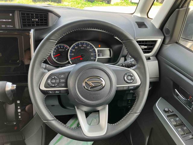 トールカスタムＧ　ターボターボ　２ＷＤ　ＣＶＴ　スマートアシスト　クルーズコントロール　オートホールド機能　電動パーキングブレーキ　運転席・助手席ＳＲＳエアバッグ　電動ドアミラー　プッシュボタンスタート　衝突警報機能（福島県）の中古車