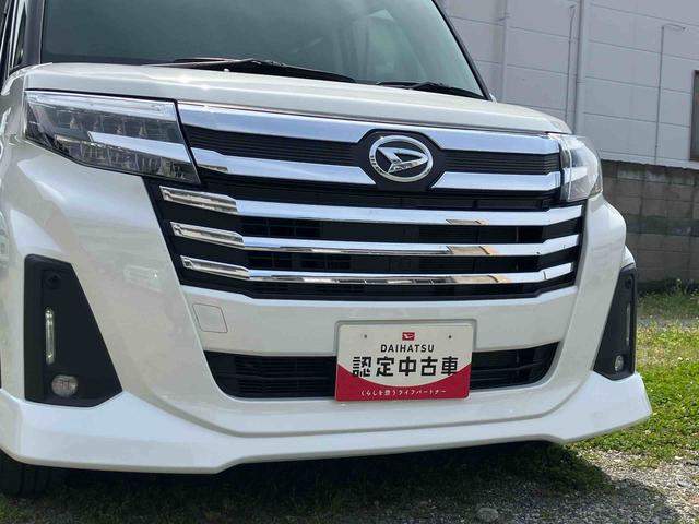 トールカスタムＧ　ターボターボ　２ＷＤ　ＣＶＴ　スマートアシスト　クルーズコントロール　オートホールド機能　電動パーキングブレーキ　運転席・助手席ＳＲＳエアバッグ　電動ドアミラー　プッシュボタンスタート　衝突警報機能（福島県）の中古車