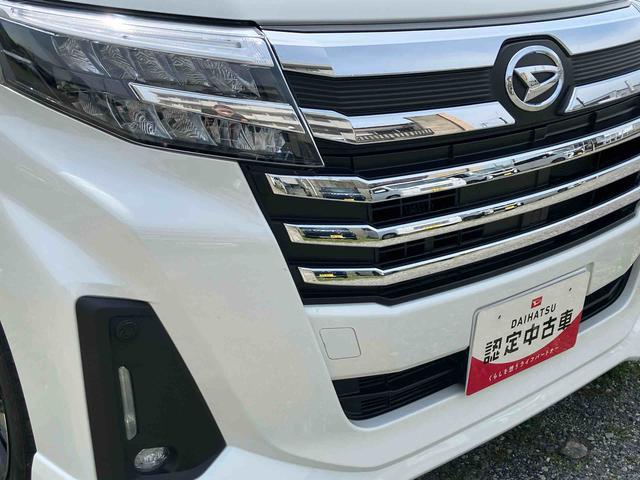 トールカスタムＧ　ターボターボ　２ＷＤ　ＣＶＴ　スマートアシスト　クルーズコントロール　オートホールド機能　電動パーキングブレーキ　運転席・助手席ＳＲＳエアバッグ　電動ドアミラー　プッシュボタンスタート　衝突警報機能（福島県）の中古車