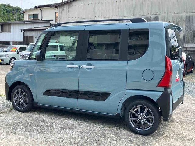 タントファンクロス2WD CVT スマートアシスト プッシュボタンスタート シートヒーター ベンチシート オートホールド機能 電動パーキングブレーキ コーナーセンサー 衝突警報機能 両側スライドドア(福島県)の中古車
