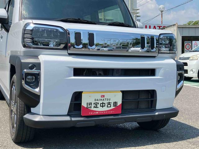 タフトＧターボ２ＷＤ　ターボ　クルーズコントロール　スカイフィールトップ　運転席・助手席シートヒーター　スマートアシスト　バックカメラ　プッシュボタンスタート　オートホールド機能　電動パーキングブレーキ機能（福島県）の中古車