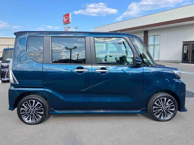 タントカスタムＲＳ４ＷＤ　ＣＶＴ　６６０ｃｃ　ターボ　両側電動スライドドア　ナビ　ドライブレコーダー　全方位モニター　衝突被害軽減ブレーキ　横滑り防止装置　ＡＢＳ　アイドリングストップ　プッシュボタンスタート（福島県）の中古車