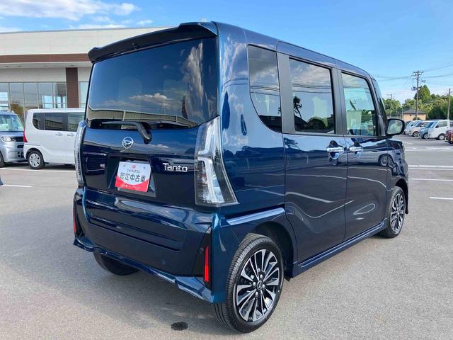 タントカスタムＲＳ４ＷＤ　ＣＶＴ　６６０ｃｃ　ターボ　両側電動スライドドア　ナビ　ドライブレコーダー　全方位モニター　衝突被害軽減ブレーキ　横滑り防止装置　ＡＢＳ　アイドリングストップ　プッシュボタンスタート（福島県）の中古車