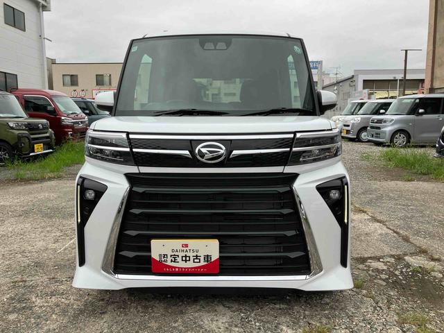 タントカスタムＸ２ＷＤ　ＣＶＴ　スマートアシスト　両側電動スライドドア　シートヒーター　ナビ付き　バックカメラ　オートホールド機能　電動パーキングブレーキ　プッシュボタンスタート　ミラクルオープンドア　フォグランプ（福島県）の中古車