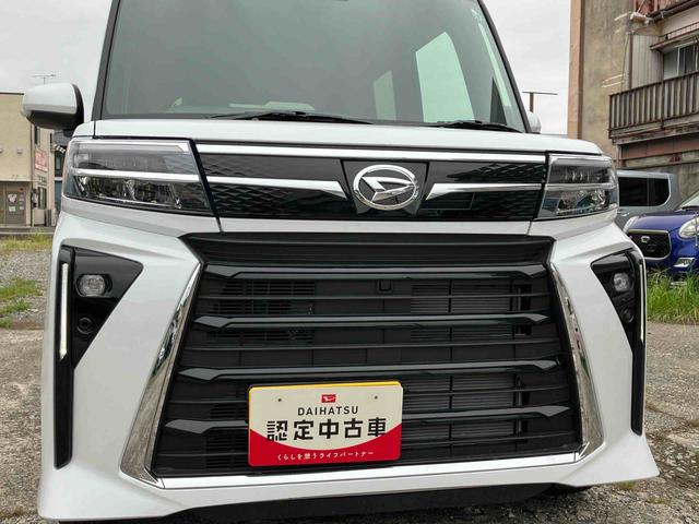 タントカスタムＸ２ＷＤ　ＣＶＴ　スマートアシスト　両側電動スライドドア　シートヒーター　ナビ付き　バックカメラ　オートホールド機能　電動パーキングブレーキ　プッシュボタンスタート　ミラクルオープンドア　フォグランプ（福島県）の中古車