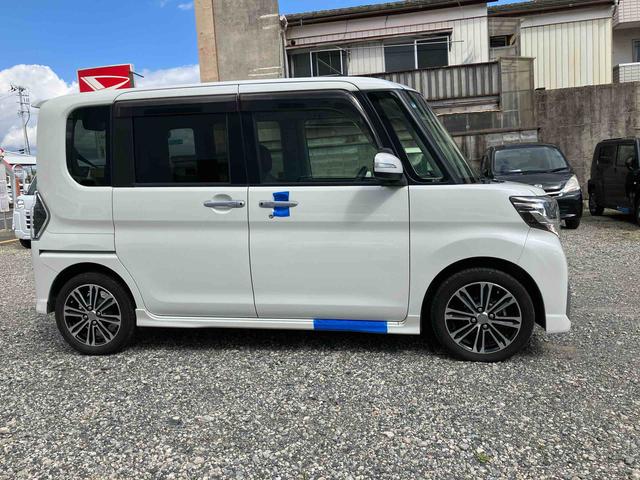 タントカスタムＲＳ　トップエディションＳＡIIターボ　２ＷＤ　ＣＶＴ　スマートアシスト　両側電動スライドドア　ナビ付き　バックカメラ　ミラクルオープンドア　プッシュボタンスタート　アイドリングストップ　ベンチシート　フォグランプ　オートライト（福島県）の中古車