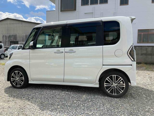 タントカスタムＲＳ　トップエディションＳＡIIターボ　２ＷＤ　ＣＶＴ　スマートアシスト　両側電動スライドドア　ナビ付き　バックカメラ　ミラクルオープンドア　プッシュボタンスタート　アイドリングストップ　ベンチシート　フォグランプ　オートライト（福島県）の中古車