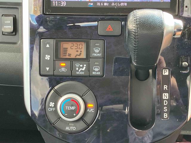 タントカスタムＲＳ　トップエディションＳＡIIターボ　２ＷＤ　ＣＶＴ　スマートアシスト　両側電動スライドドア　ナビ付き　バックカメラ　ミラクルオープンドア　プッシュボタンスタート　アイドリングストップ　ベンチシート　フォグランプ　オートライト（福島県）の中古車