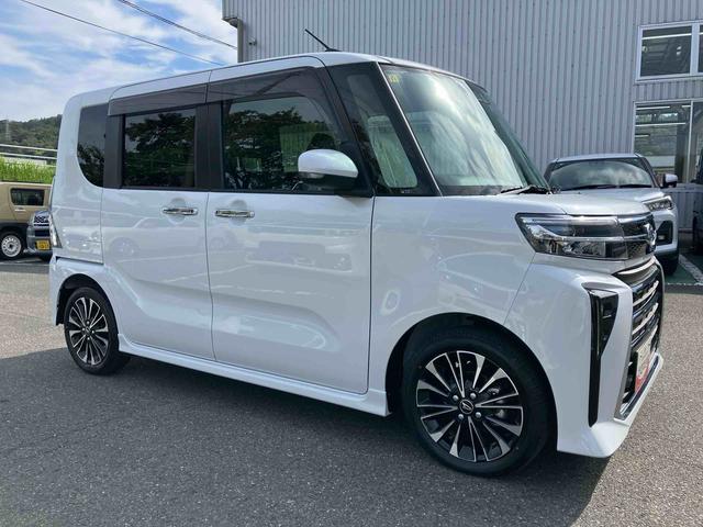 タントカスタムＲＳ２ＷＤ　ＣＶＴ　スマートアシスト　ミラクルオープンドア　ターボ　シートヒーター　バックカメラ　電動パーキングブレーキ　オートホールド機能　プッシュボタンスタート　衝突警報機能　コーナーセンサー（福島県）の中古車