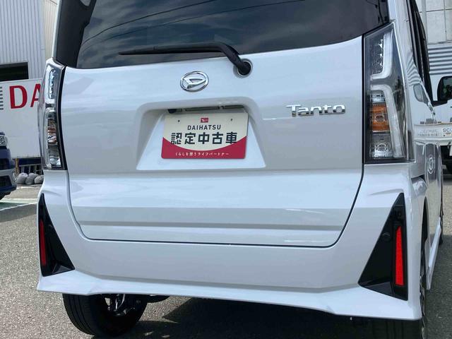 タントカスタムＲＳ２ＷＤ　ＣＶＴ　スマートアシスト　ミラクルオープンドア　ターボ　シートヒーター　バックカメラ　電動パーキングブレーキ　オートホールド機能　プッシュボタンスタート　衝突警報機能　コーナーセンサー（福島県）の中古車