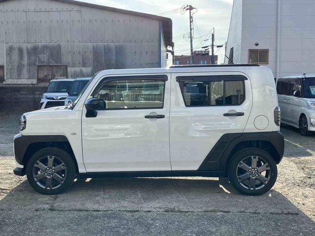 タフトGターボ ダーククロムベンチャーターボ 4WD CVT スカイフィールトップ シートヒーター スマートアシスト ナビ付き 電動パーキングブレーキ オートホールド機能 全車速追従機能付ACC バックカメラ プッシュボタンスタート(福島県)の中古車