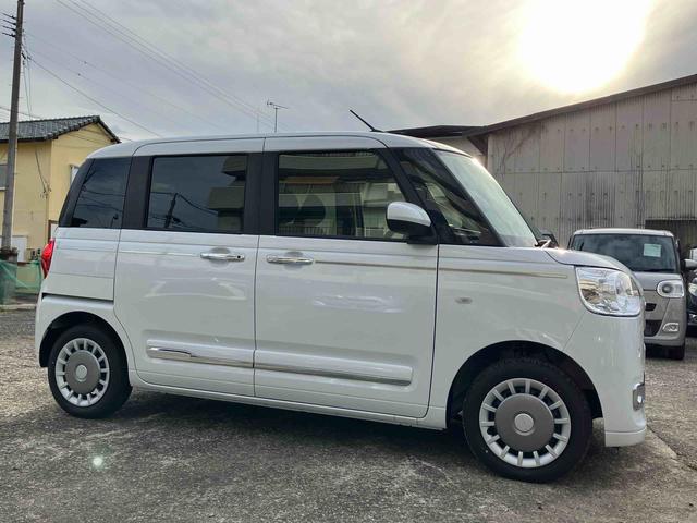 ムーヴキャンバスセオリーＧ２ＷＤ　スマートアシスト　　シートヒーター　電動パーキングブレーキ　オートホールド機能　プッシュボタンスタート　ベンチシート　衝突警報機能　バックカメラ　アイドリングストップ　両側電動スライドドア（福島県）の中古車