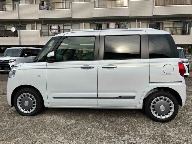 ムーヴキャンバスセオリーＧ２ＷＤ　スマートアシスト　　シートヒーター　電動パーキングブレーキ　オートホールド機能　プッシュボタンスタート　ベンチシート　衝突警報機能　バックカメラ　アイドリングストップ　両側電動スライドドア（福島県）の中古車