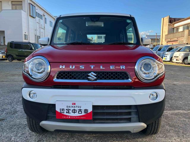 ハスラーJスタイル2WD プッシュボタンスタート 運転席・助手席SRSエアバッグ シートヒーター バックカメラ ナビつき アイドリングストップ フォグランプ(福島県)の中古車