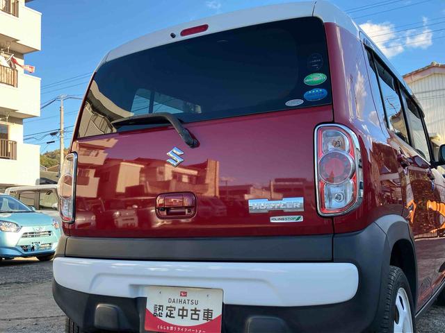 ハスラーJスタイル2WD プッシュボタンスタート 運転席・助手席SRSエアバッグ シートヒーター バックカメラ ナビつき アイドリングストップ フォグランプ(福島県)の中古車