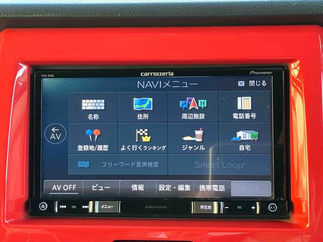 ハスラーJスタイル2WD プッシュボタンスタート 運転席・助手席SRSエアバッグ シートヒーター バックカメラ ナビつき アイドリングストップ フォグランプ(福島県)の中古車