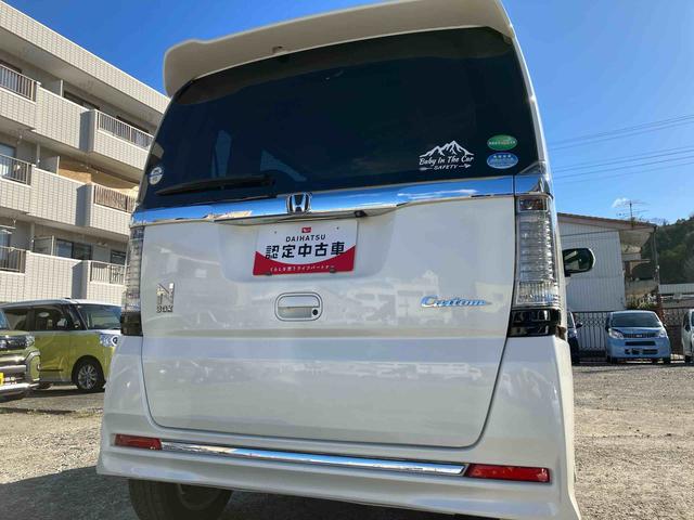 N−BOXカスタムG・ターボLパッケージ2WD ターボ CVT 両側スライドドア ベンチシート クルーズコントロール ナビ付き バックカメラ プッシュボタンスタート フォグランプ(福島県)の中古車