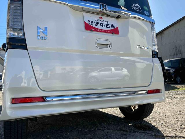 N−BOXカスタムG・ターボLパッケージ2WD ターボ CVT 両側スライドドア ベンチシート クルーズコントロール ナビ付き バックカメラ プッシュボタンスタート フォグランプ(福島県)の中古車