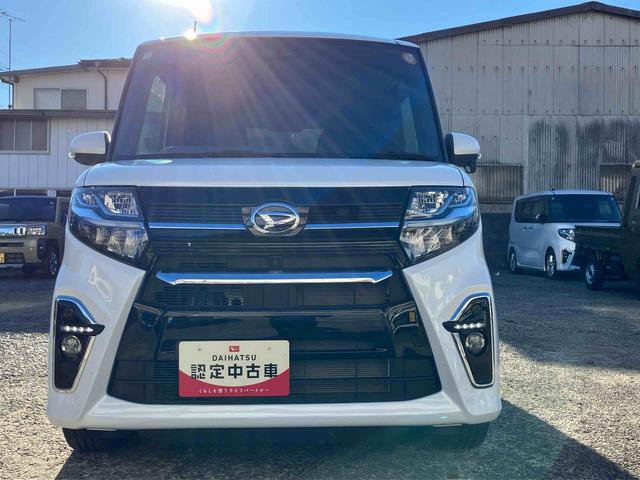 タントカスタムＲＳ２ＷＤ　スマートアシスト　ＣＶＴ　シートヒーター　クルーズコントロール　パノラマモニター　ターボ　両側電動スライドドア　ミラクルオープンドア　ＥＴＣ付き　　オートライト　プッシュボタンスタート（福島県）の中古車