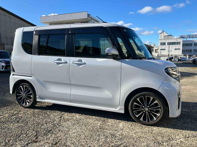 タントカスタムＲＳ２ＷＤ　スマートアシスト　ＣＶＴ　シートヒーター　クルーズコントロール　パノラマモニター　ターボ　両側電動スライドドア　ミラクルオープンドア　ＥＴＣ付き　　オートライト　プッシュボタンスタート（福島県）の中古車