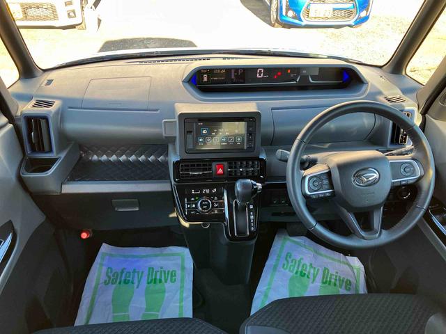 タントカスタムＲＳ２ＷＤ　スマートアシスト　ＣＶＴ　シートヒーター　クルーズコントロール　パノラマモニター　ターボ　両側電動スライドドア　ミラクルオープンドア　ＥＴＣ付き　　オートライト　プッシュボタンスタート（福島県）の中古車