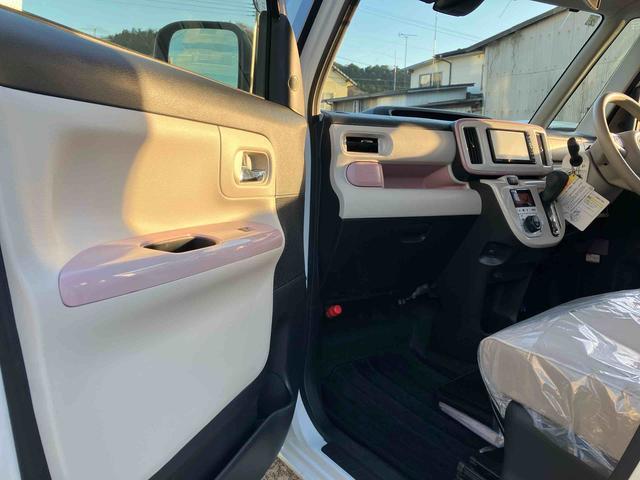 ムーヴキャンバスＧメイクアップ　ＳＡIIスマートアシスト　２ＷＤ　ＣＶＴ　プッシュボタンスタート　ベンチシート　　両側電動スライドドア　バックカメラ　ナビつき　フォグランプ　　アイドリングストップ　運転席・助手席ＳＲＳエアバック（福島県）の中古車