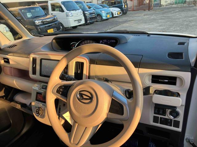 ムーヴキャンバスＧメイクアップ　ＳＡIIスマートアシスト　２ＷＤ　ＣＶＴ　プッシュボタンスタート　ベンチシート　　両側電動スライドドア　バックカメラ　ナビつき　フォグランプ　　アイドリングストップ　運転席・助手席ＳＲＳエアバック（福島県）の中古車